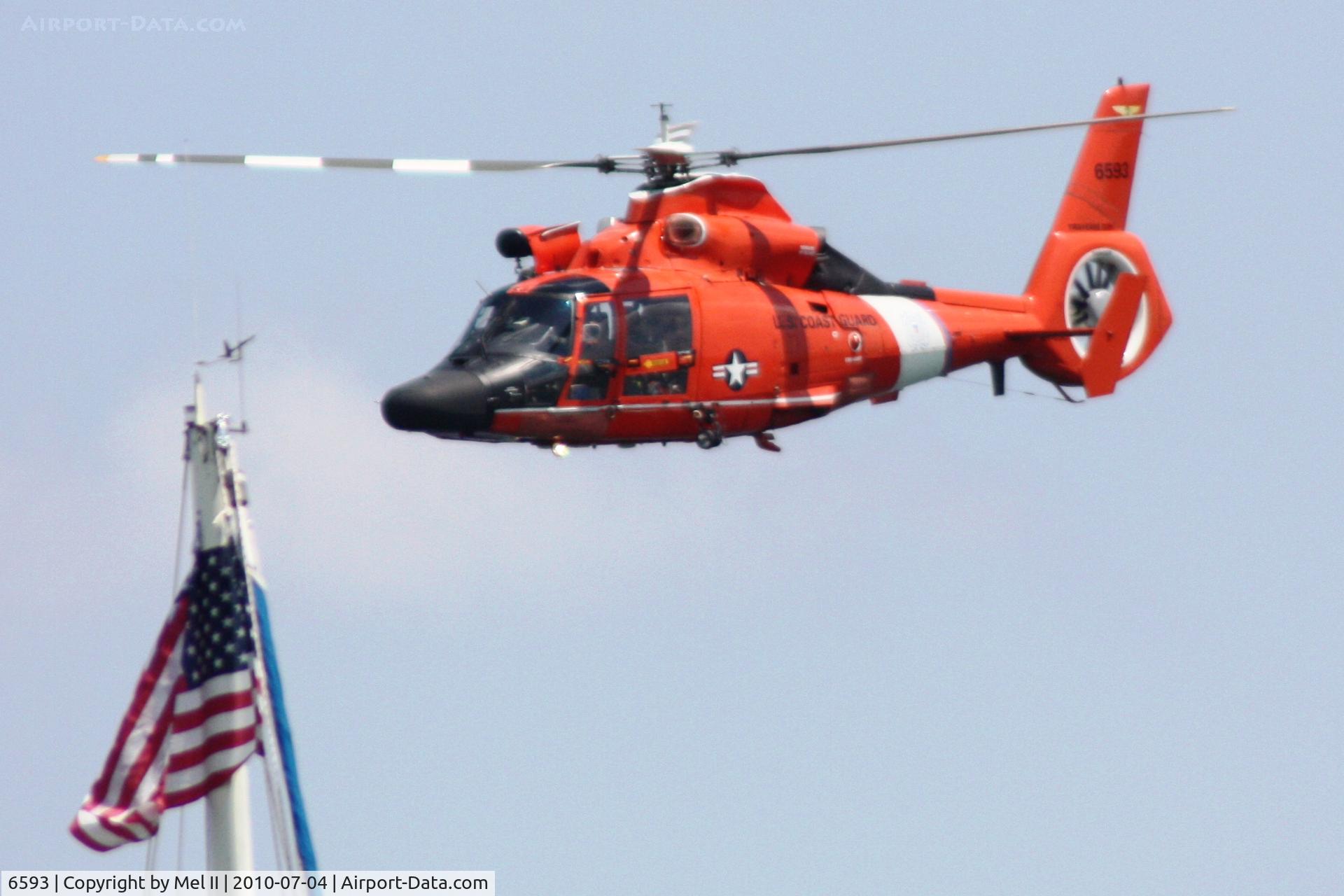 6593, Aerospatiale HH-65C Dolphin C/N 6295, 2010 National Cherry Festival Air Show