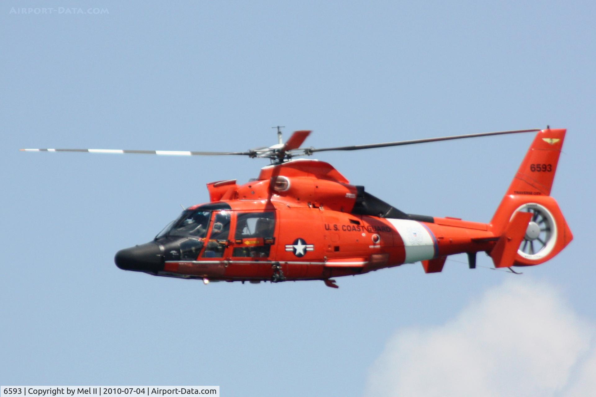 6593, Aerospatiale HH-65C Dolphin C/N 6295, 2010 National Cherry Festival Air Show