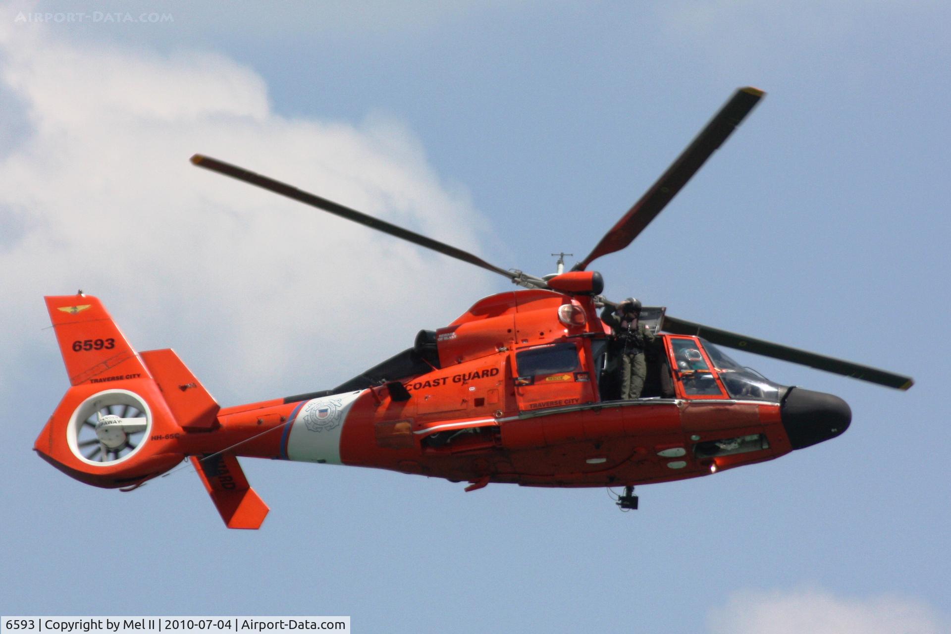 6593, Aerospatiale HH-65C Dolphin C/N 6295, 2010 National Cherry Festival Air Show