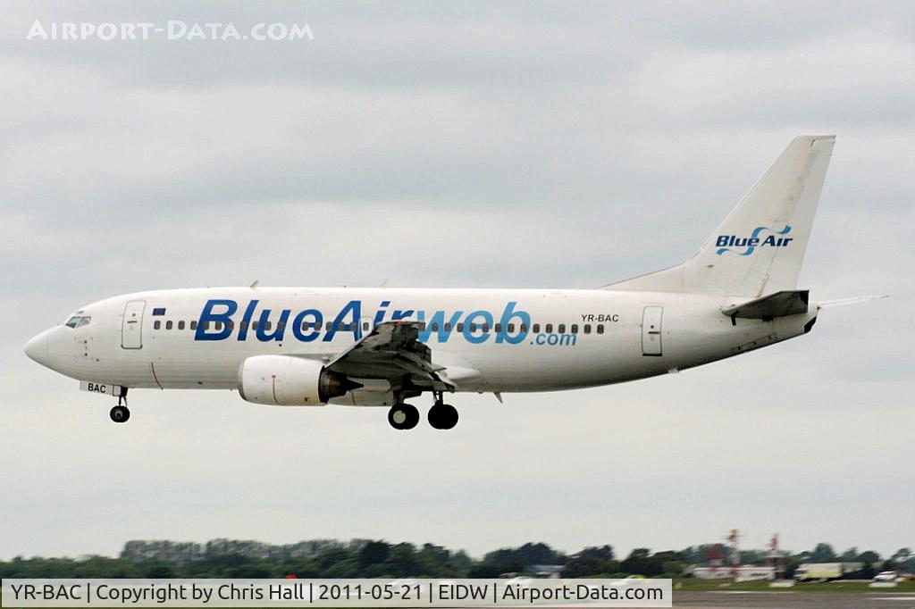 YR-BAC, 1986 Boeing 737-377 C/N 23653, Blue Air