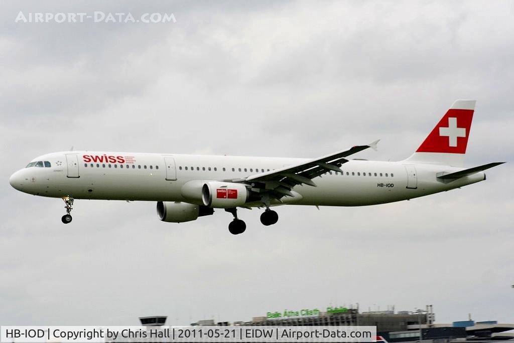 HB-IOD, 1995 Airbus A321-111 C/N 522, Swiss International Air Lines