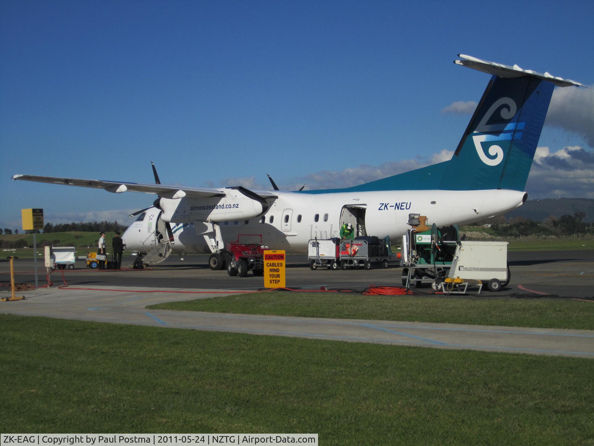 ZK-EAG, 2002 Raytheon Aircraft Company 1900D C/N UE-430, Air New Zealand Raytheon 1900D at Tauranga Airport