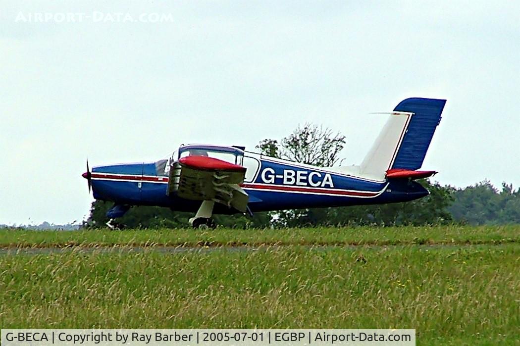 G-BECA, 1976 Socata Rallye 100ST Galopin C/N 2751, Socata MS.880B Rallye 100ST [2751] Kemble~G 01/07/2005