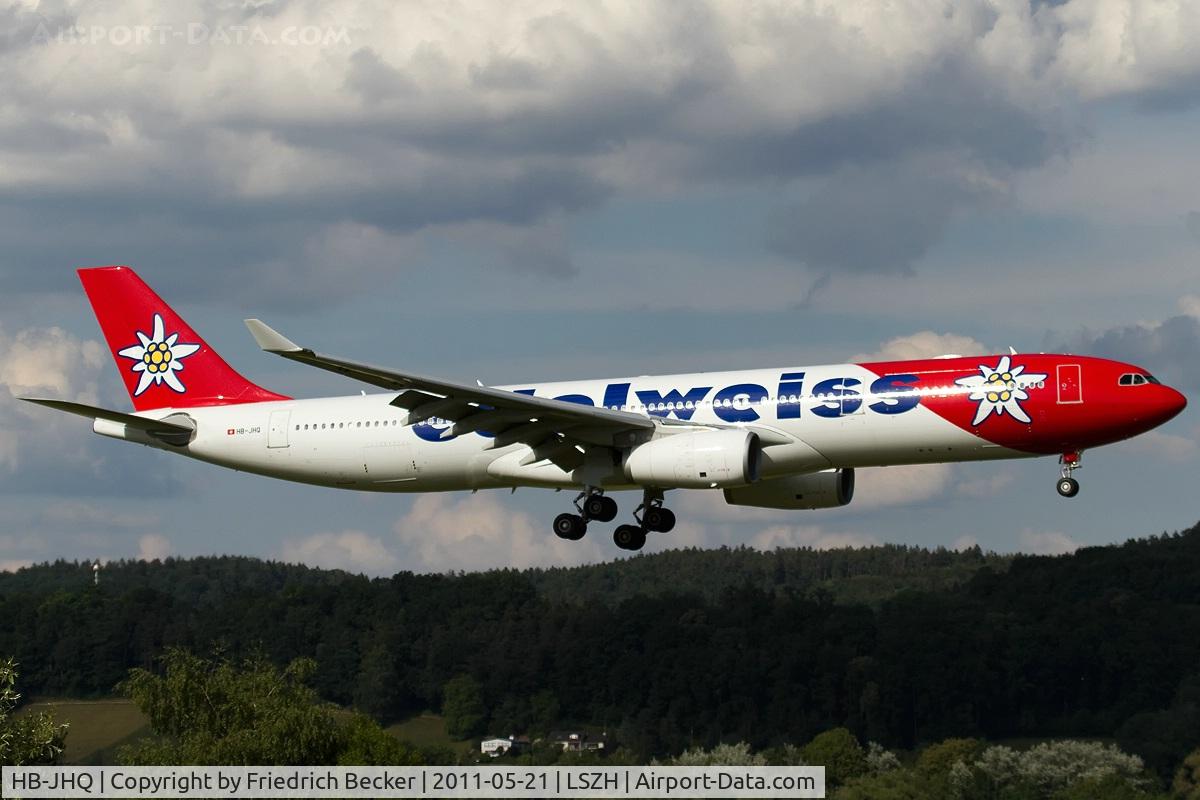 HB-JHQ, 2010 Airbus A330-343X C/N 1193, on final