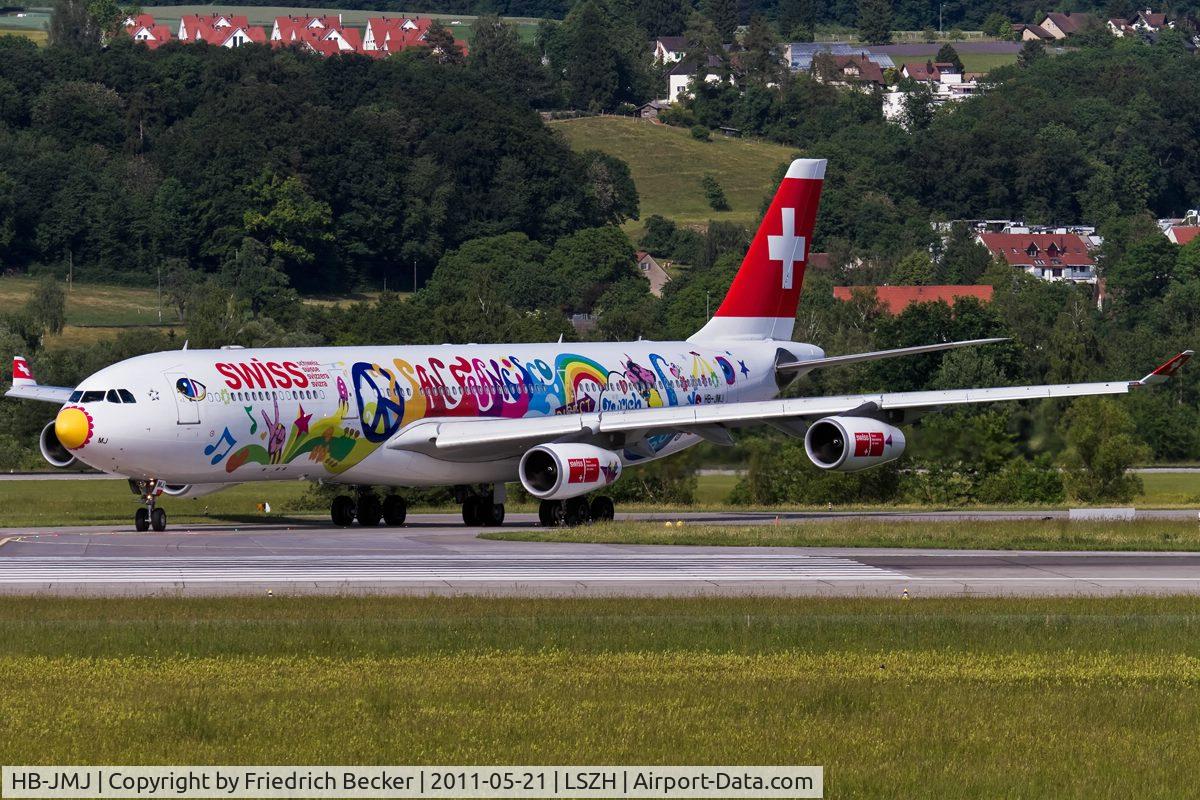 HB-JMJ, 1996 Airbus A340-313X C/N 150, holding point