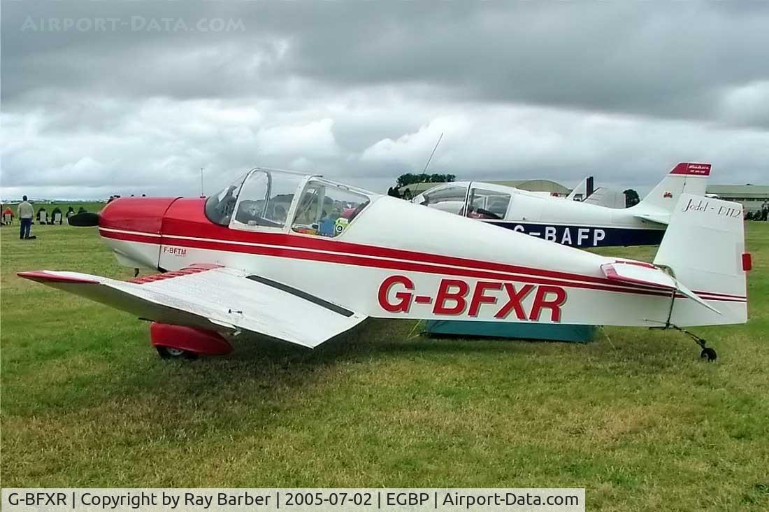 G-BFXR, 1954 Jodel D-112 C/N 247, Jodel D.112 [247] Kemble~G 02/07/2005. Still wears former french id on the nose.