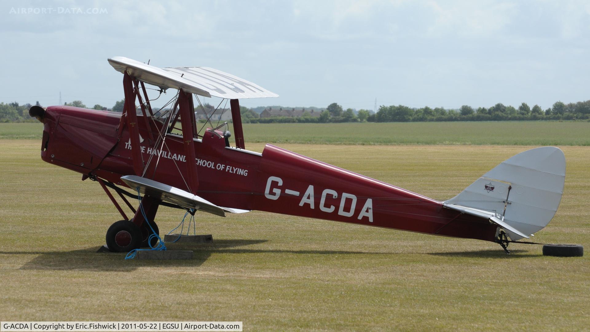 G-ACDA, 1934 De Havilland DH-82A Tiger Moth II C/N 3175, G-ACDA at Duxford's Spring Air Show, May 2011