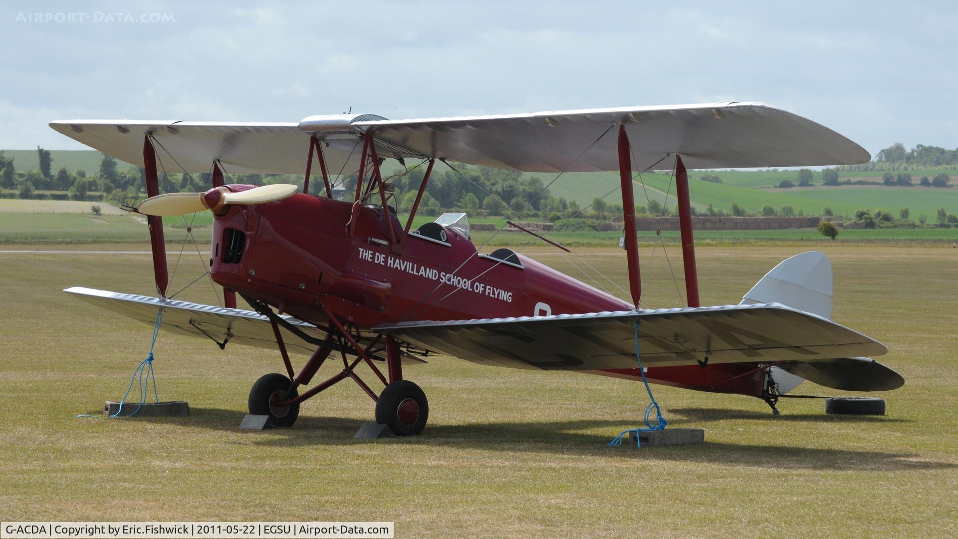 G-ACDA, 1934 De Havilland DH-82A Tiger Moth II C/N 3175, G-ACDA at Duxford's Spring Air Show, May 2011
