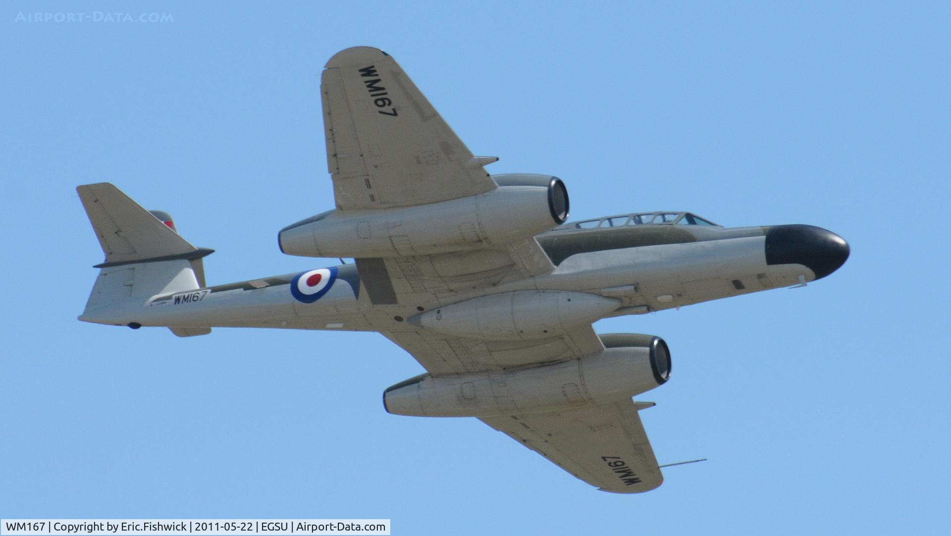 WM167, 1952 Gloster Meteor TT.20 C/N S4/U/2342, WM167 at Duxford's Spring Air Show, May 2011