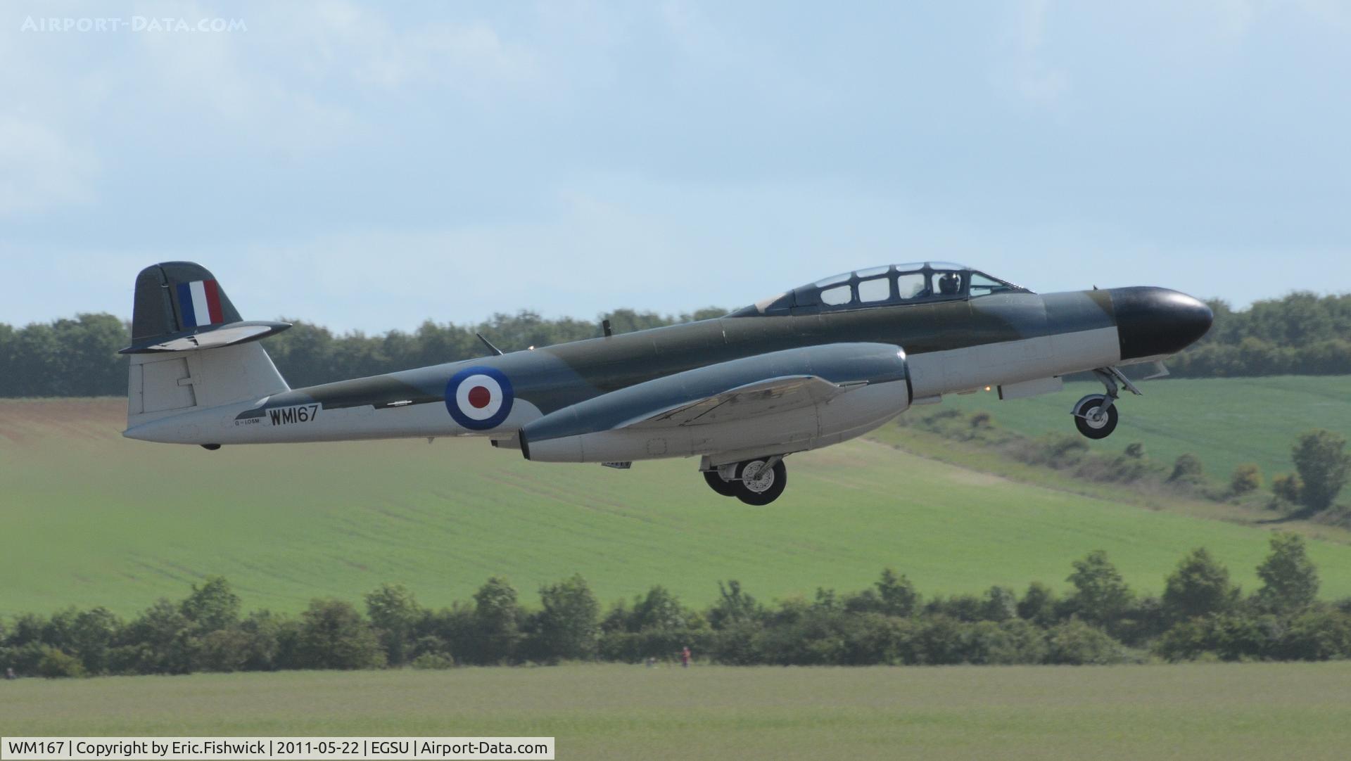 WM167, 1952 Gloster Meteor TT.20 C/N S4/U/2342, WM167 at Duxford's Spring Air Show, May 2011