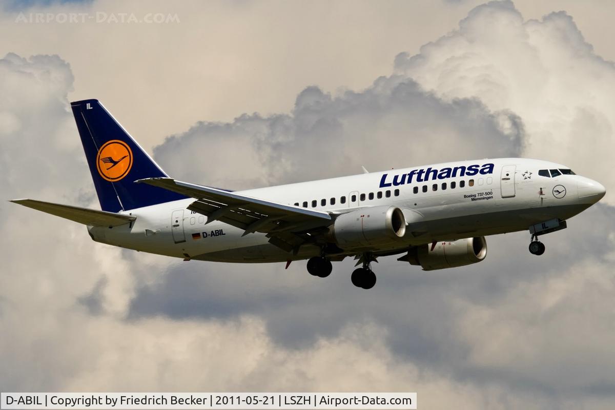D-ABIL, 1991 Boeing 737-530 C/N 24824, on final RW14