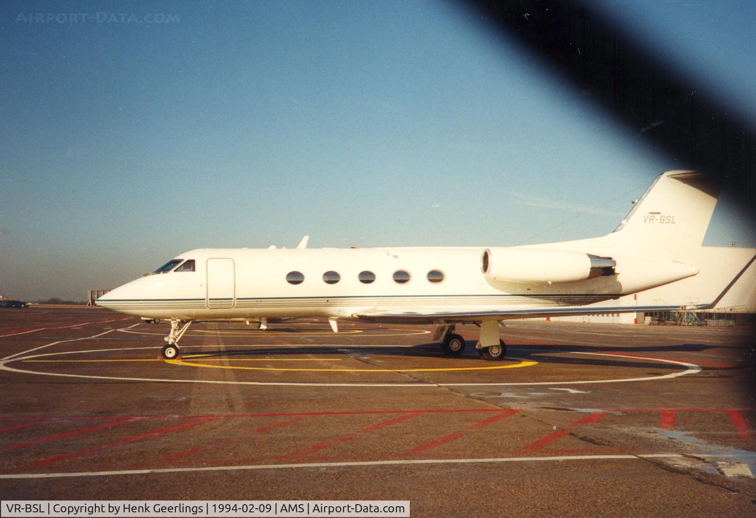 VR-BSL, 1980 Gulfstream American G-1159A Gulfstream III Gulfstream III C/N 304, Sara Lee