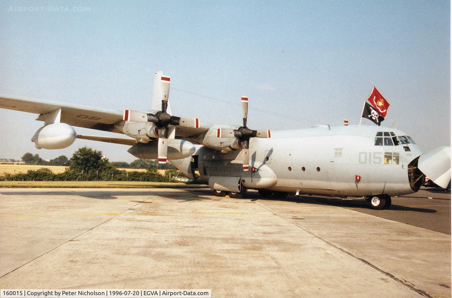 160015, 1974 Lockheed KC-130R Hercules C/N 382-4629, KC-130R Hercules of VMGR-352 at El Toro on display at the 1996 Royal Intnl Air Tattoo at RAF Fairford.