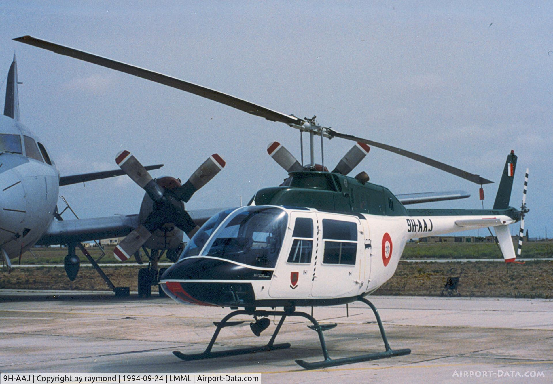 9H-AAJ, 1970 Agusta AB-206A JetRanger C/N 8185, AB206Jetranger 9H-AAJ Armed Forces of Malta