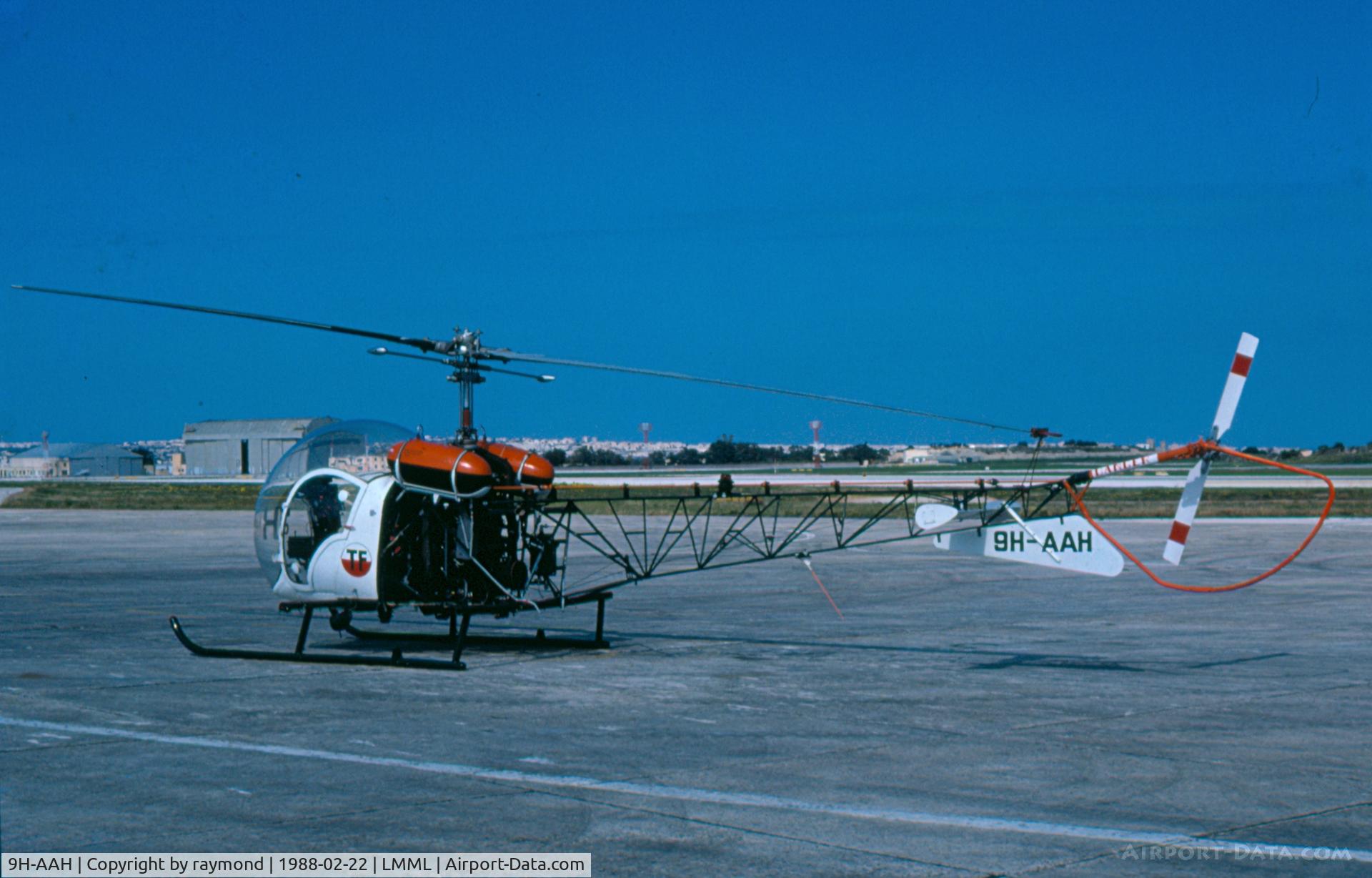 9H-AAH, Bell 47G-2 C/N 1991, Bell 47G2 9H-AAH Armed Forces of Malta