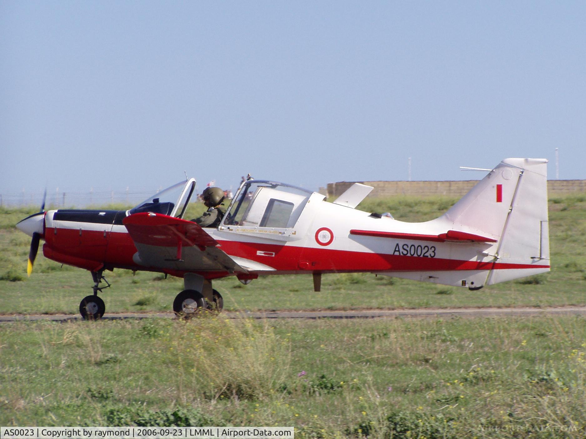 AS0023, 1976 Scottish Aviation Bulldog T.1 C/N BH.120/363, Bulldog AS0023 Armed Forces of Malta