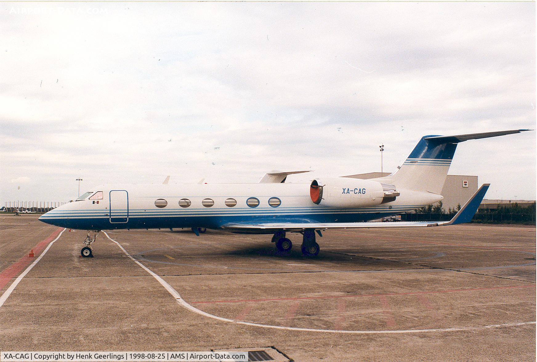 XA-CAG, Gulfstream Aerospace G-1159C Gulfstream IV C/N 1197, Schiphol - East