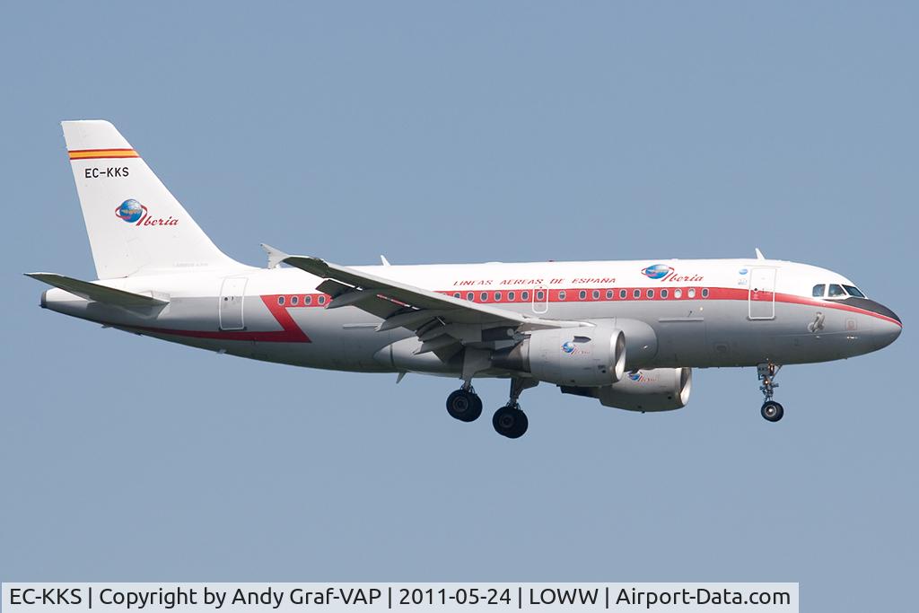 EC-KKS, 2007 Airbus A319-111 C/N 3320, Iberia A319