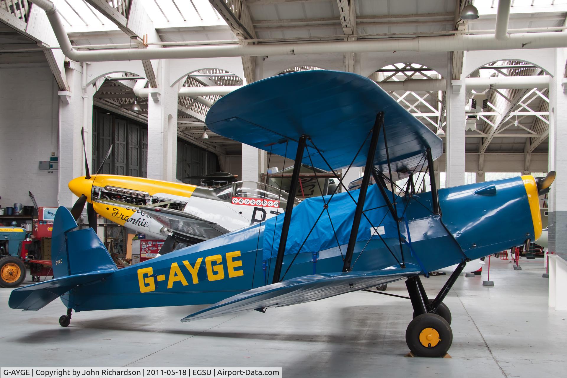 G-AYGE, 1946 Stampe-Vertongen SV-4C C/N 242, In restoration Hangar