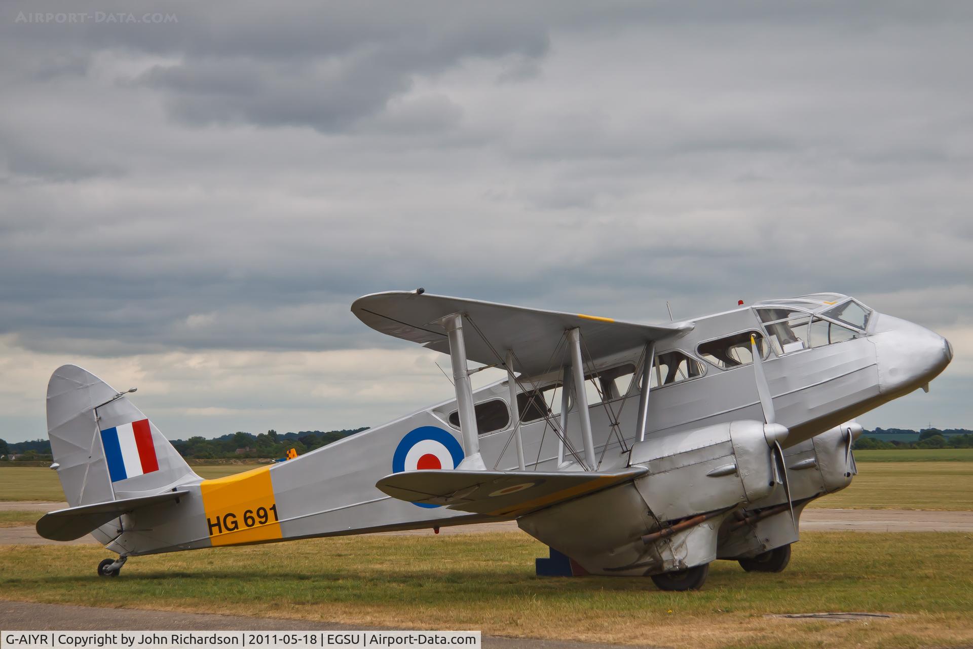 G-AIYR, 1943 De Havilland DH-89A Dominie/Dragon Rapide C/N 6676, Pleasure flights