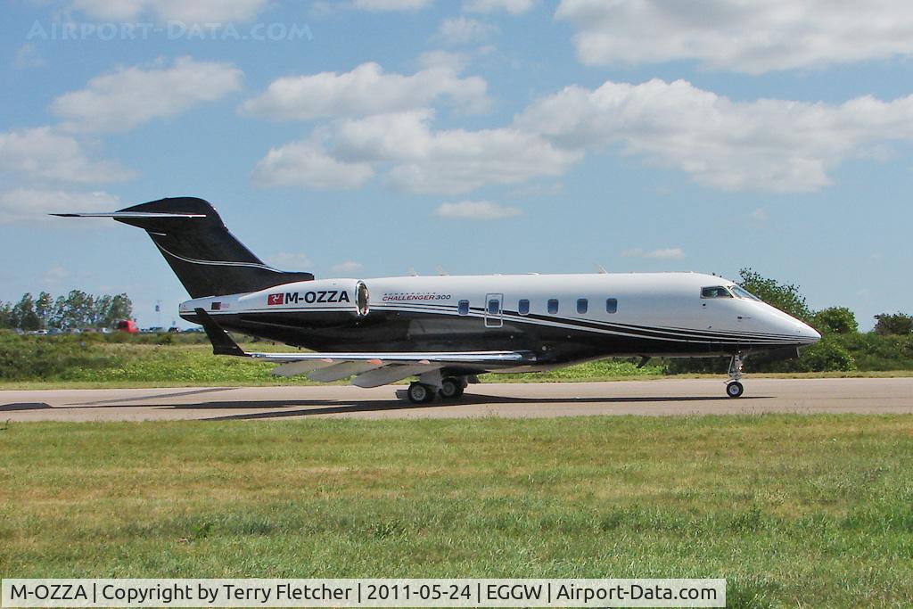 M-OZZA, 2004 Bombardier Challenger 300 (BD-100-1A10) C/N 20014, Manx registered 2004 Bombardier BD-100-1A10, c/n: 20014 at Luton