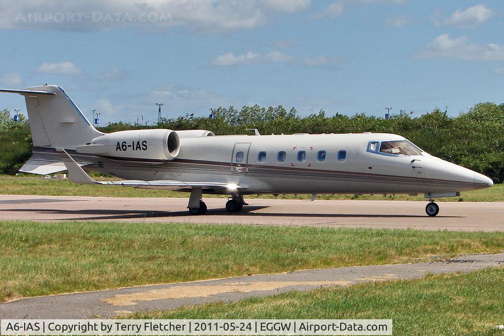 A6-IAS, 1998 Learjet 60 C/N 60-122, 1998 Learjet Inc 60, c/n: 122 at Luton