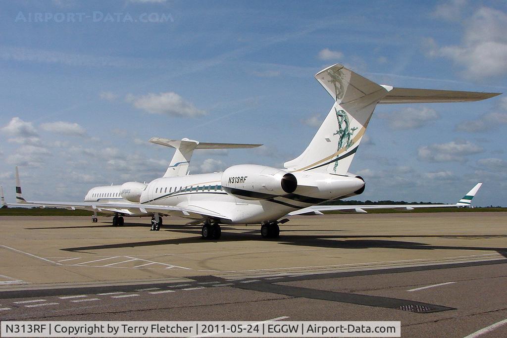 N313RF, 2006 Bombardier BD-700-1A10 Global Express C/N 9194, 2006 Bombardier BD-700-1A10, c/n: 9194 at Luton