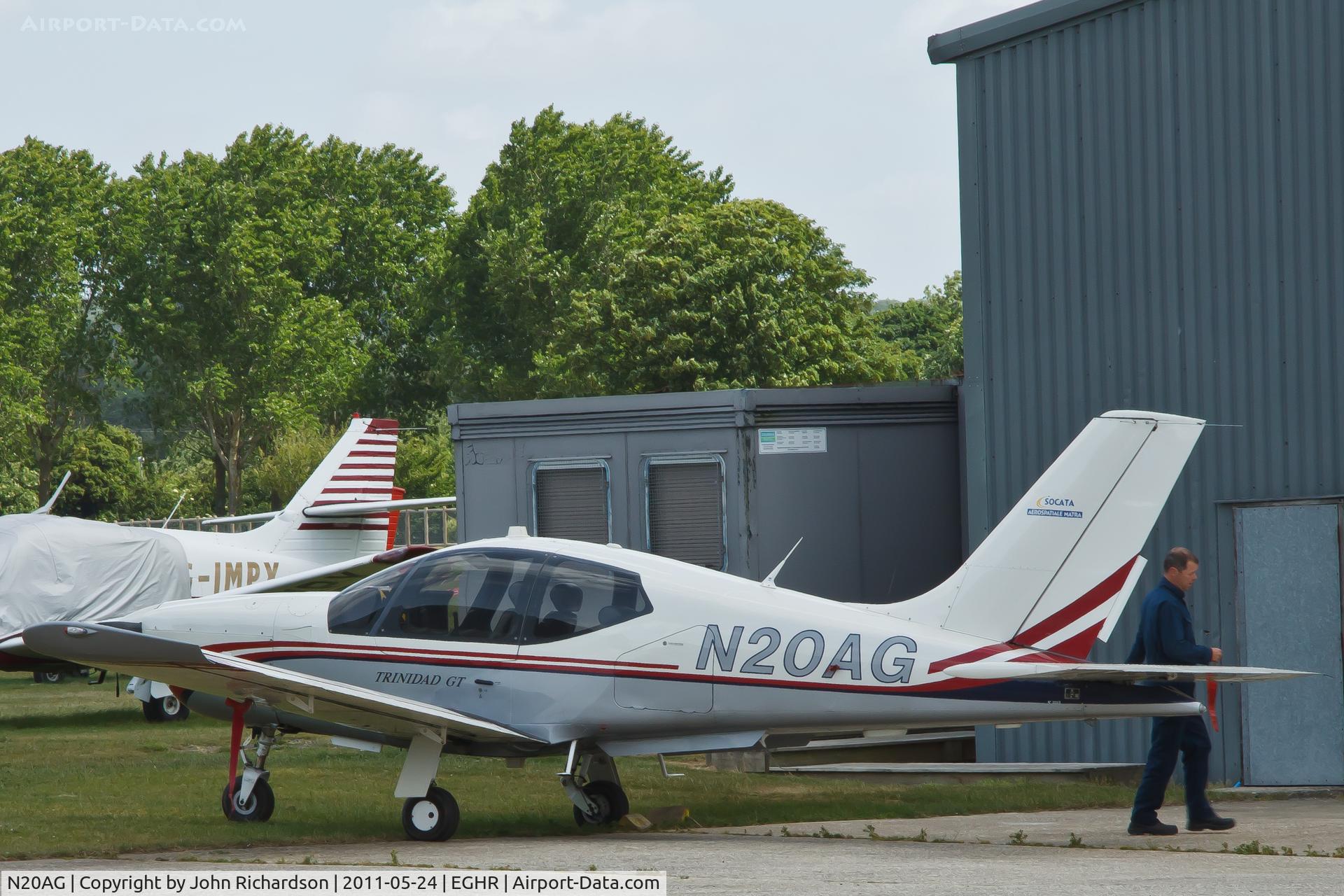 N20AG, 2000 Socata TB-20 Trinidad C/N 2003, Outside Maintenance Hangar