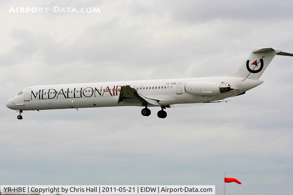 YR-HBE, 1986 McDonnell Douglas MD-83 (DC-9-83) C/N 49396, Medallion Air