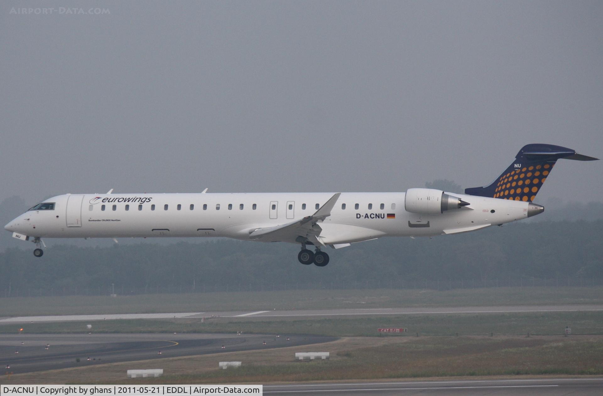 D-ACNU, 2011 Bombardier CRJ-900 NG (CL-600-2D24) C/N 15265, Delivery flight