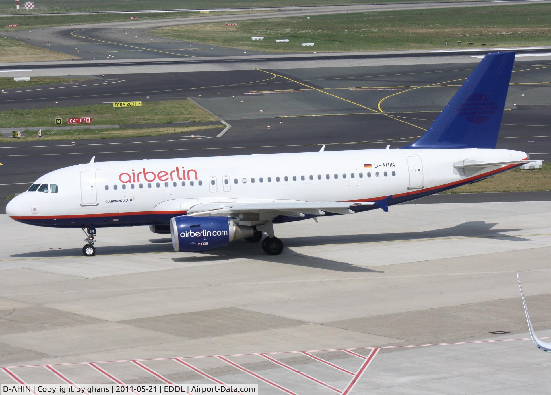D-AHIN, 2009 Airbus A319-112 C/N 3853, Air Berlin