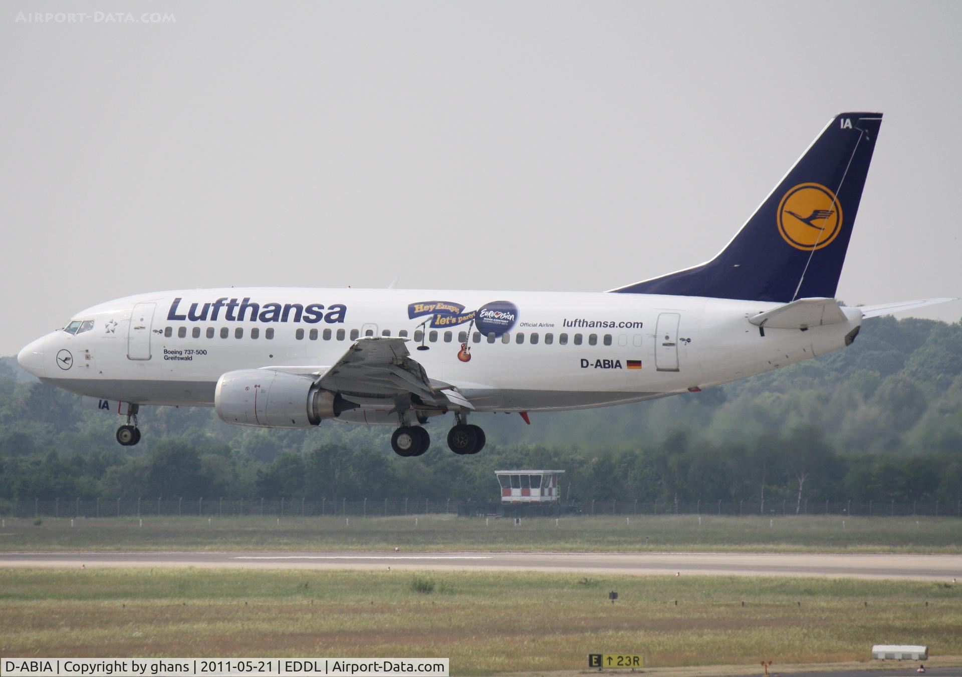 D-ABIA, 1990 Boeing 737-530 C/N 24815, Eurovision 2011