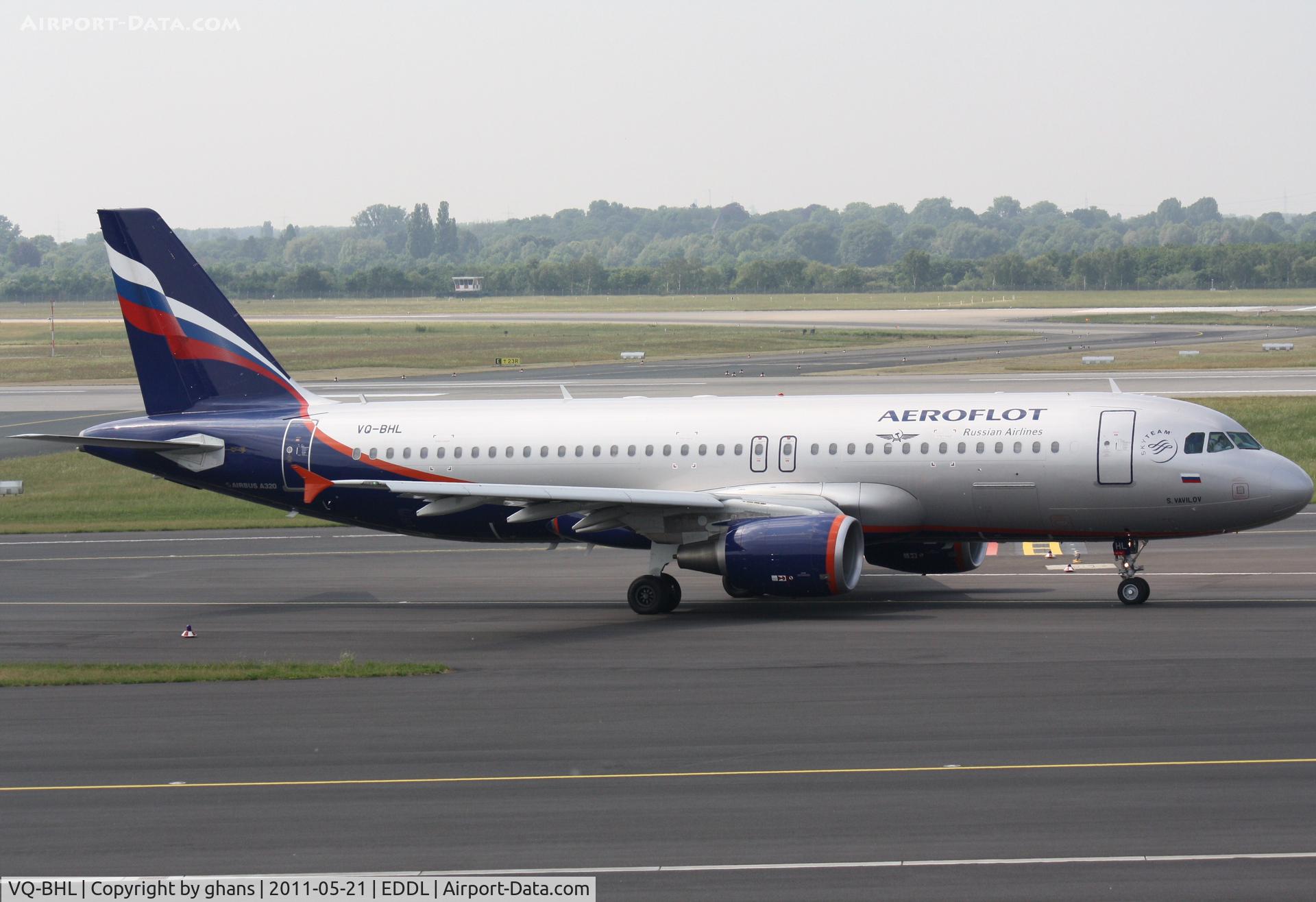 VQ-BHL, 2010 Airbus A320-214 C/N 4453, Aeroflot