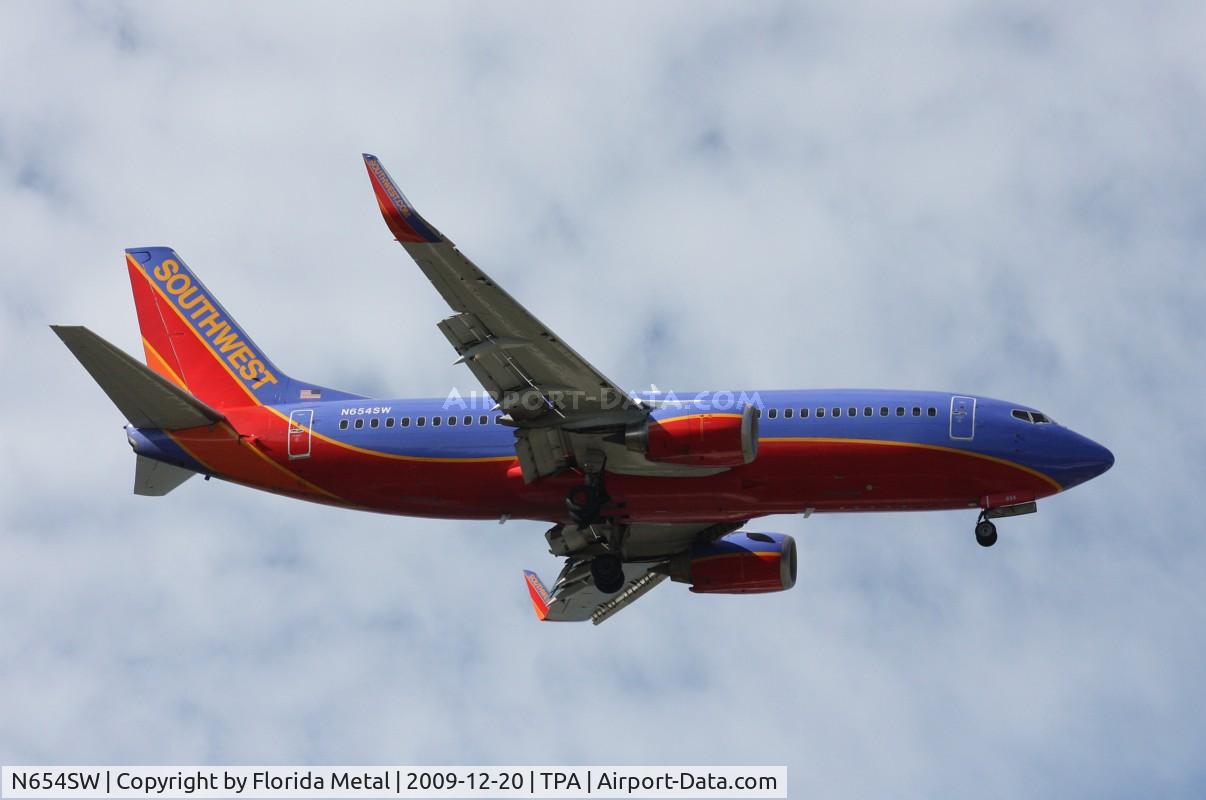 N654SW, 1997 Boeing 737-3H4 C/N 28399, Southwest 737