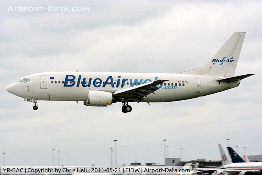 YR-BAC, 1986 Boeing 737-377 C/N 23653, Blue Air