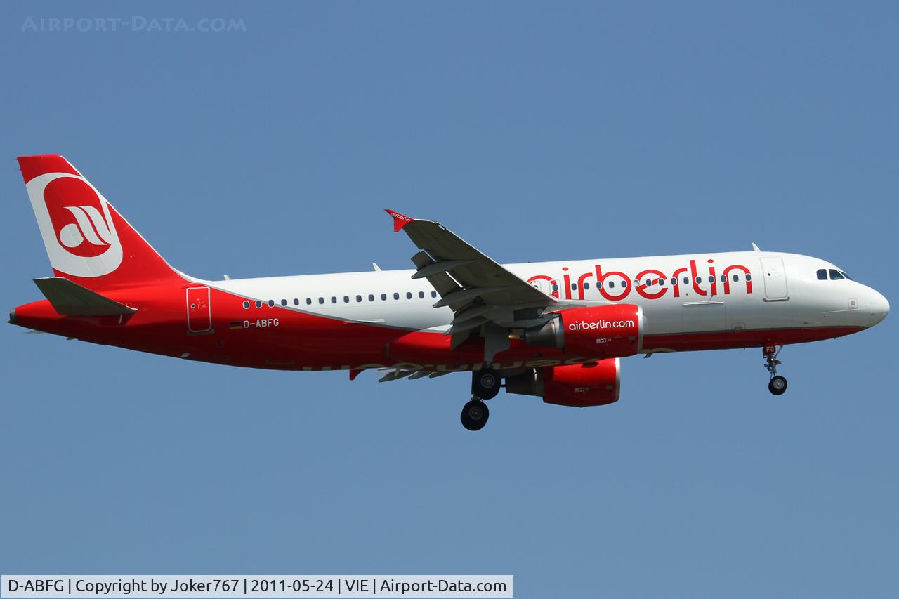 D-ABFG, 2010 Airbus A320-214 C/N 4291, Air Berlin