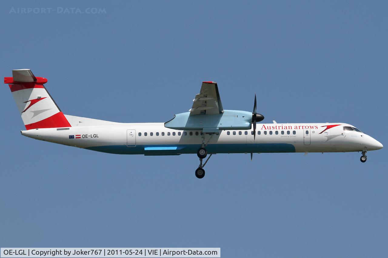 OE-LGL, 2010 De Havilland Canada DHC-8-402Q Dash 8 C/N 4310, Austrian arrows