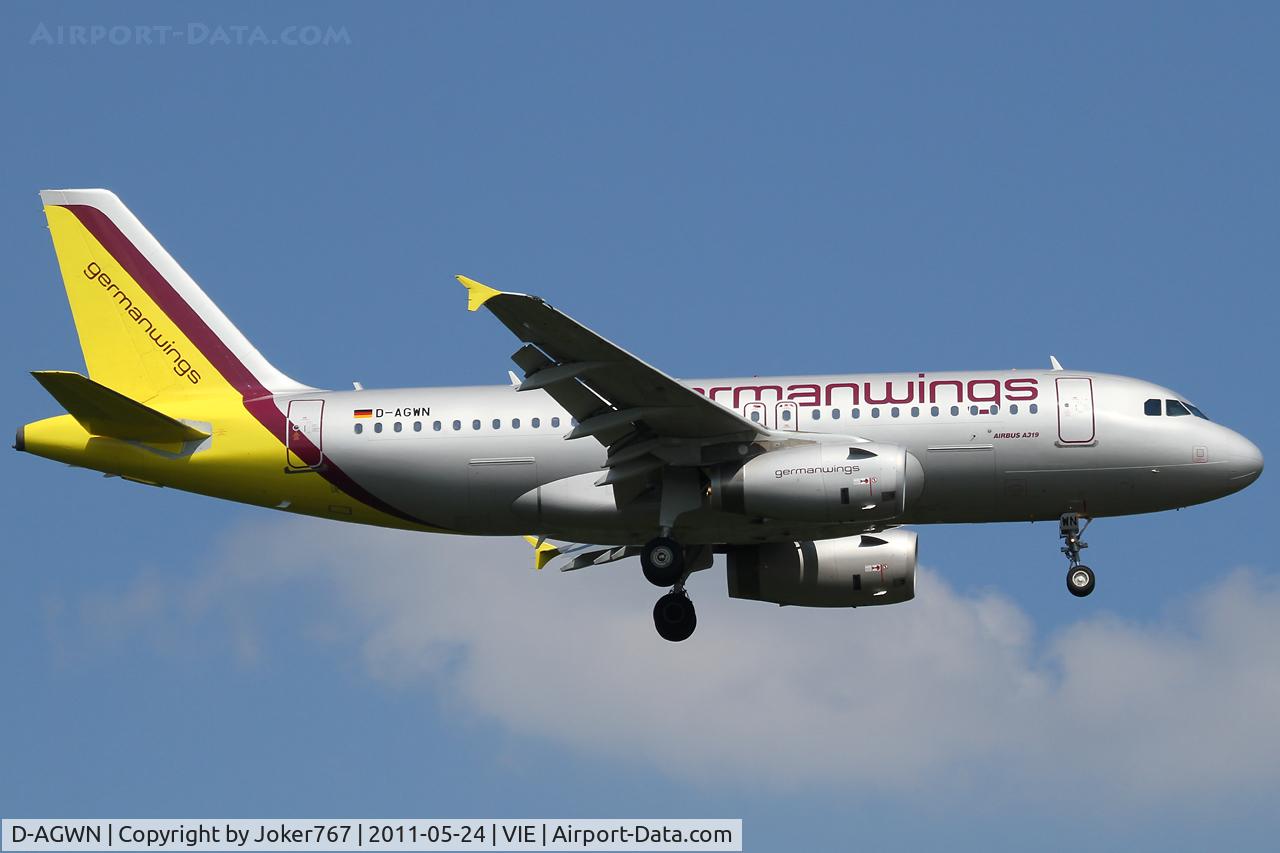 D-AGWN, 2009 Airbus A319-132 C/N 3841, Germanwings