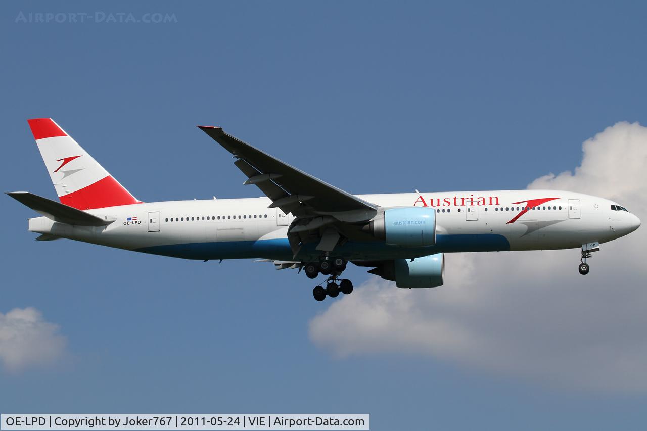 OE-LPD, 2006 Boeing 777-2Z9/ER C/N 35960, Austrian Airlines