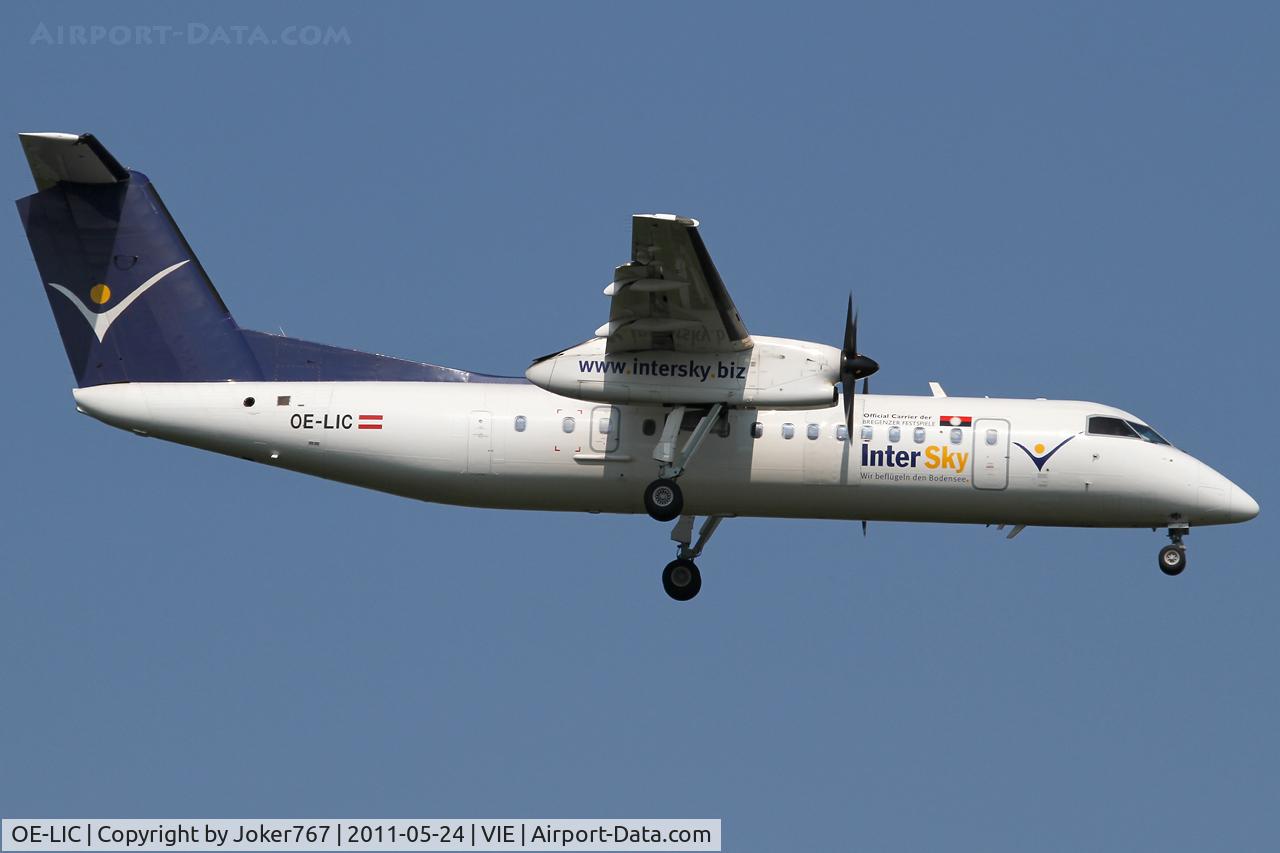 OE-LIC, 1997 De Havilland Canada DHC-8-314 Dash 8 C/N 503, Intersky