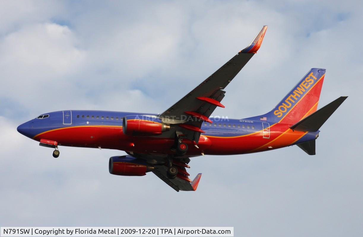 N791SW, 2000 Boeing 737-7H4 C/N 27886, Southwest