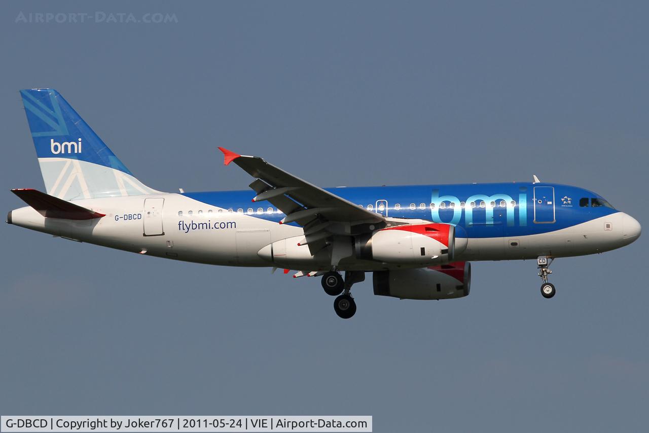 G-DBCD, 2005 Airbus A319-131 C/N 2389, BMI