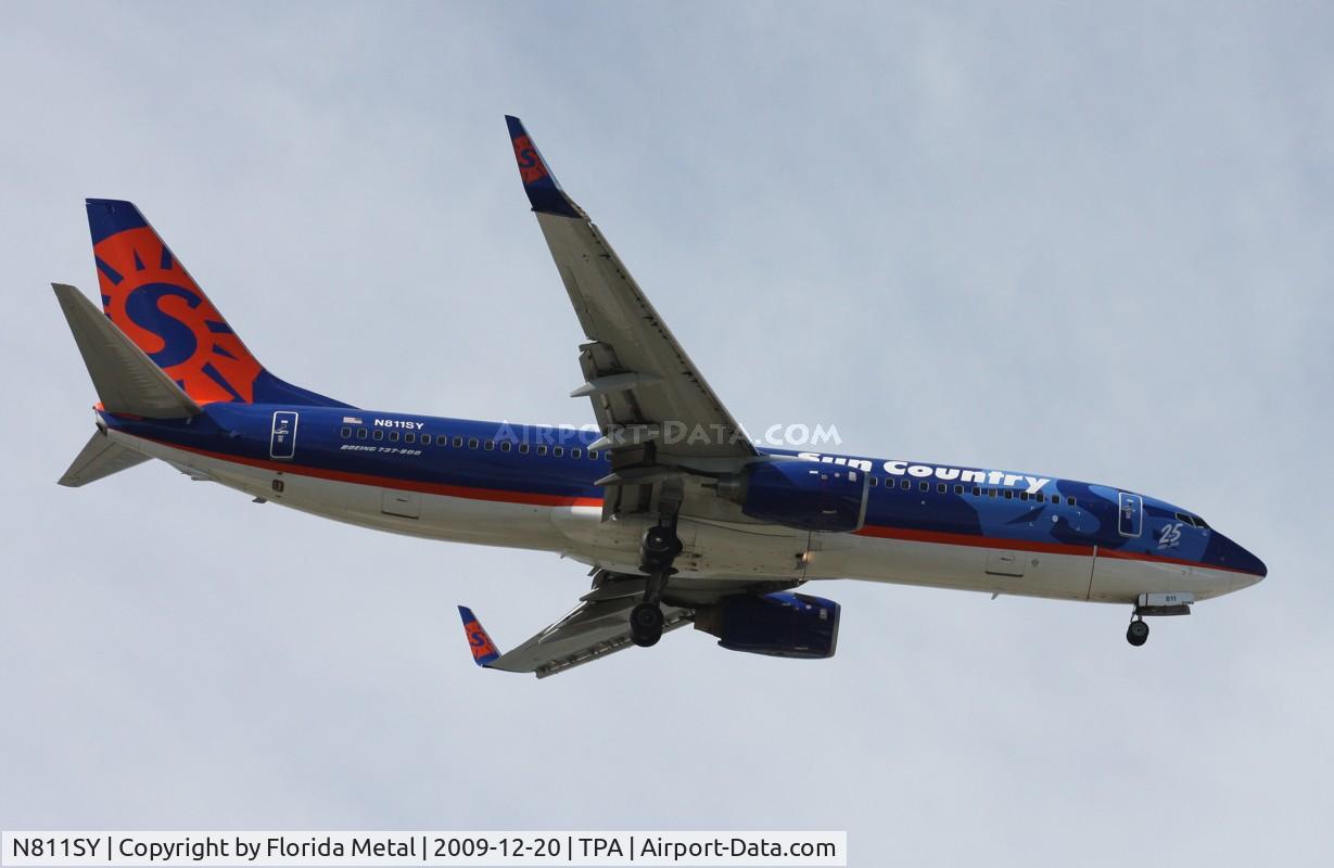 N811SY, 2007 Boeing 737-8BK C/N 29660, Sun Country 737