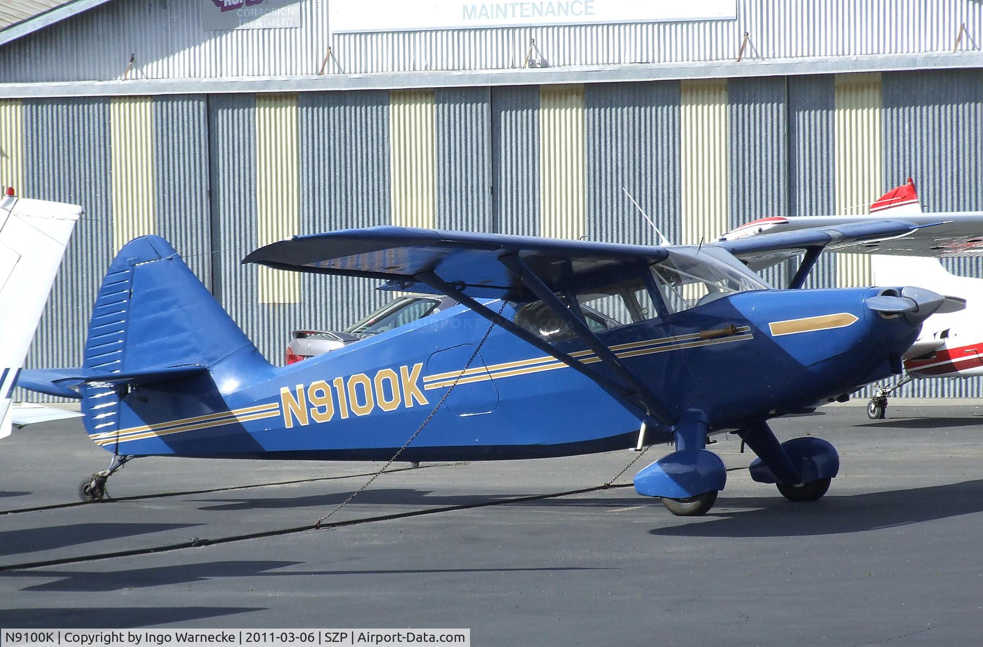 N9100K, 1947 Stinson 108-1 Voyager C/N 108-2100, Stinson 108-1 Voyager at Santa Paula airport during the Aviation Museum of Santa Paula open Sunday