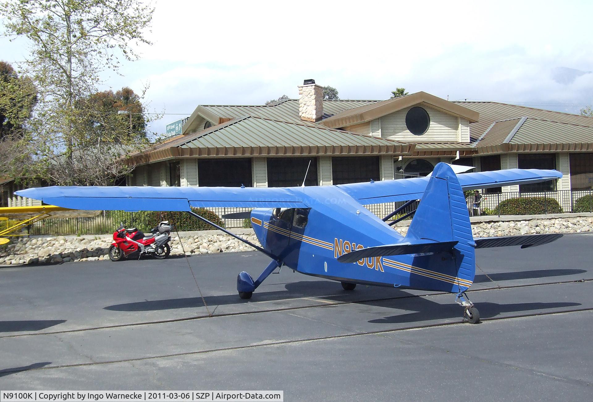 N9100K, 1947 Stinson 108-1 Voyager C/N 108-2100, Stinson 108-1 Voyager at Santa Paula airport during the Aviation Museum of Santa Paula open Sunday