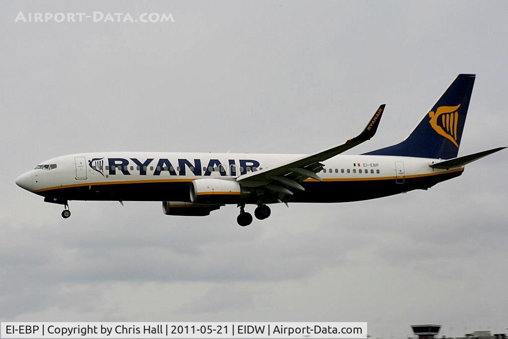 EI-EBP, 2009 Boeing 737-8AS C/N 37531, Ryanair