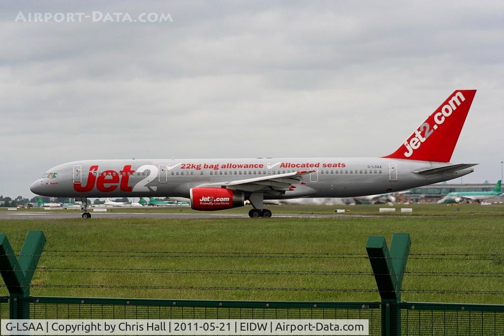 G-LSAA, 1988 Boeing 757-236 C/N 24122, Jet2 B757 with new titles