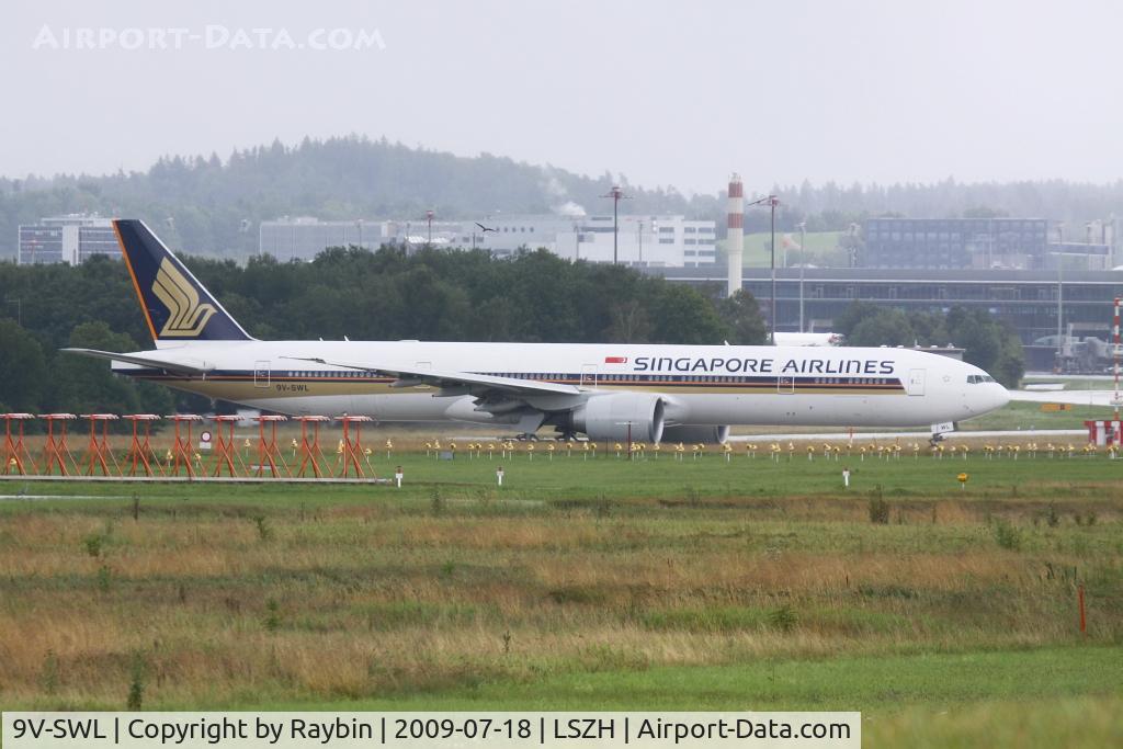 9V-SWL, 2007 Boeing 777-312/ER C/N 34577, ready to go