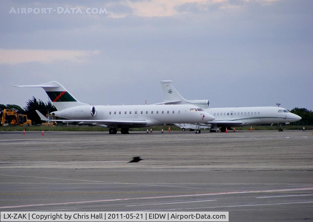 LX-ZAK, 2006 Bombardier BD-700-1A11 Global 5000 C/N 9204, Global Jet Luxembourg