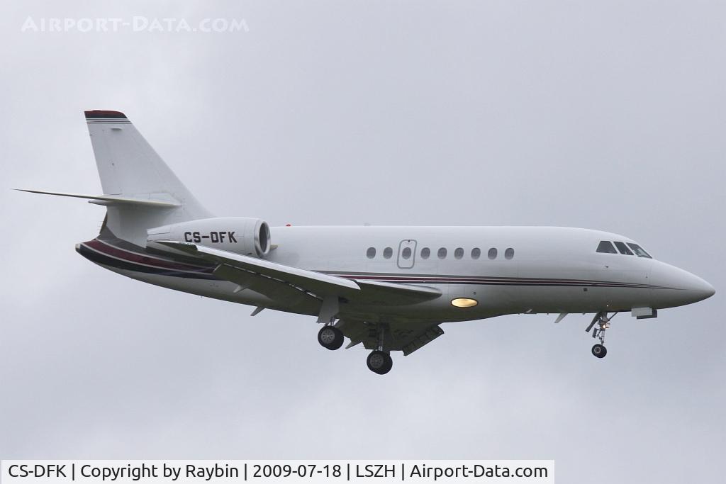 CS-DFK, 2006 Dassault Falcon 2000EX C/N 65, Flying for Netjets Europe